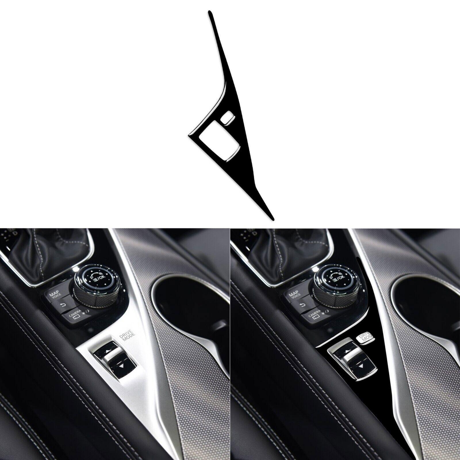 Piano Black Inner Gear Shift Drive Panel Cover Trim For Infiniti Q50 2014-