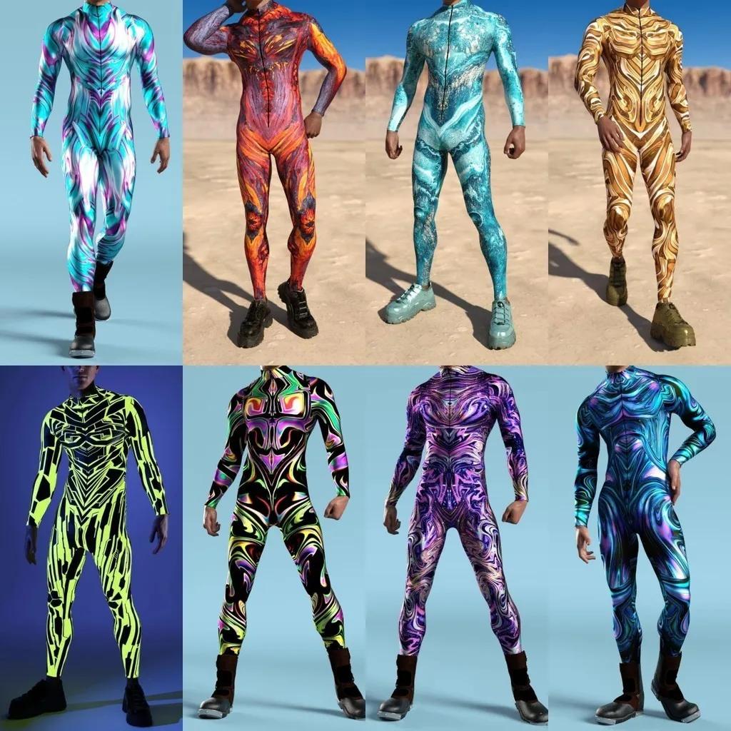 3D digitální tisk, jevištní kostýmy, kostýmy pro dospělé, halloweenské akce, karnevalové téma, párty, cosplay oblečení, hrací overal
