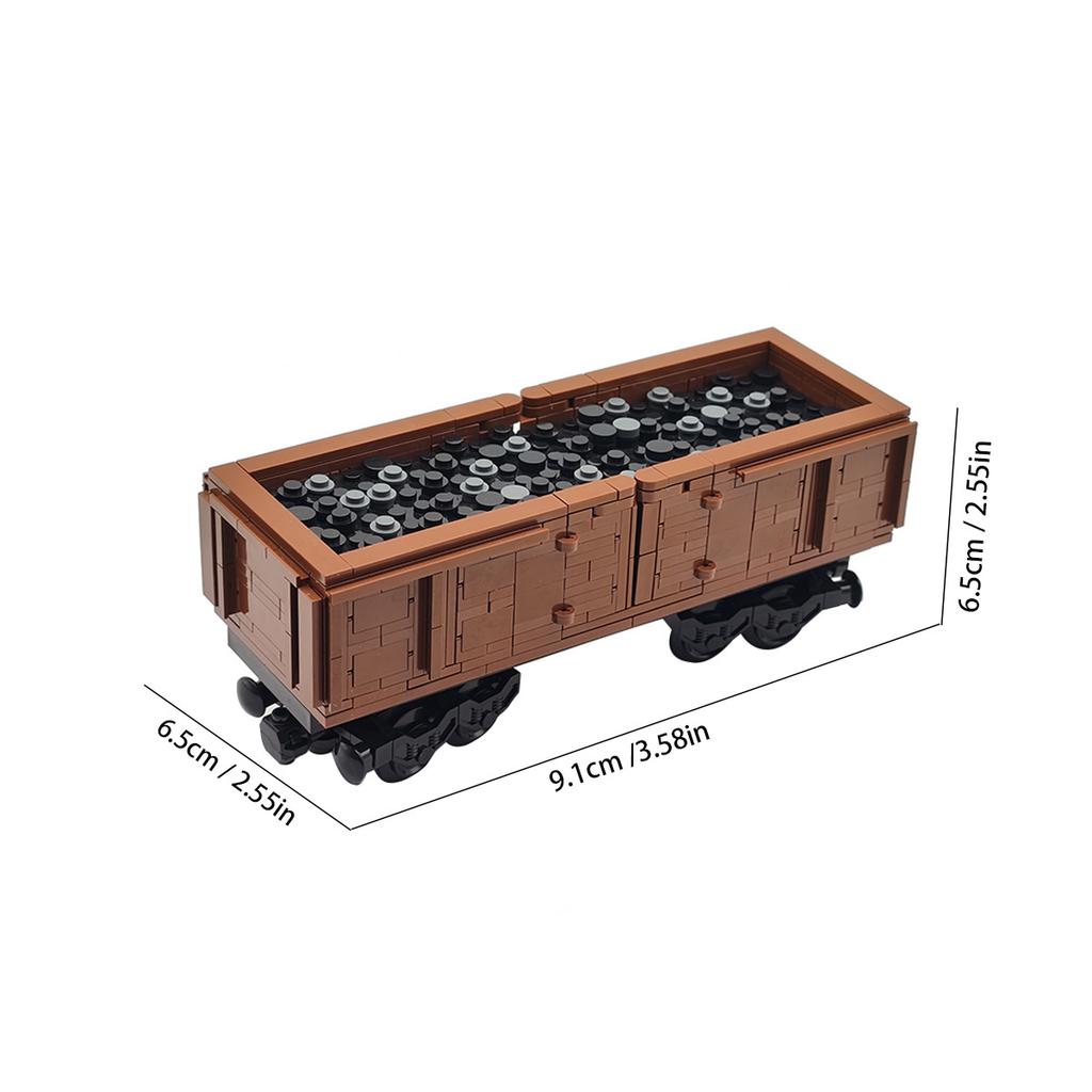 Tank car/Train Car/ Cargo Train small particle assembling building block Creative DIY MOC toy for Children
