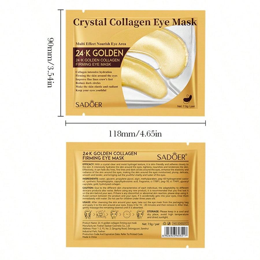 1 Pair/5 Pairs/10 Pairs Collagen Moisturizing Eye Mask, Gel Eye Mask, Fades Fine Lines And Wrinkles