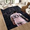 Messi 289 Floor Rug Office Rug Perfect for Dining Room Hallway Living Rooms Study Room Anti-slip Rug Anime Office Decor Birthday/Christmas Gift