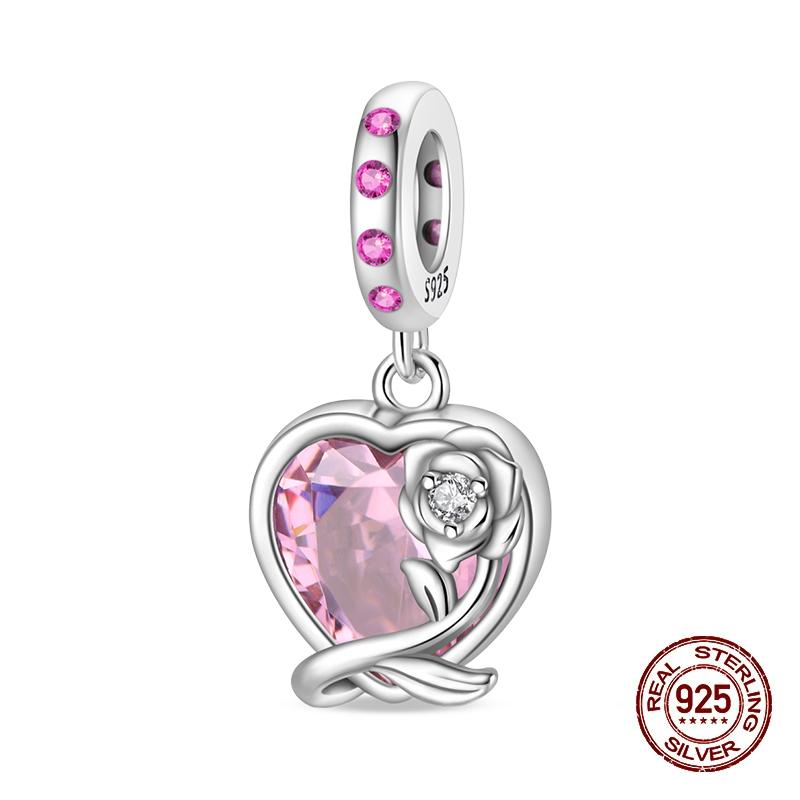 Neue Kupfer Romantische Liebesbrief Hochzeit Ringe Charms Perlen Passend für 3mm Original Armband DIY Schmuck Verlobungsgeschenke