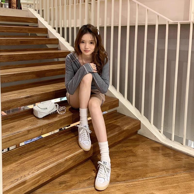 Retro old dirty shoes new polished small dirty shoes sports and leisure shoes women's shoes