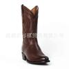 Autumn And Winter New Embroidered Pointed Head Low Heel Men'S Knight Boots Long Boots Large Size 38-48