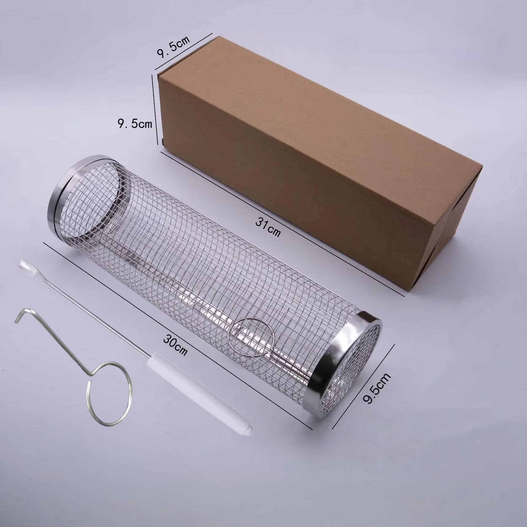 

Гриль для барбекю на открытом воздухе Вкусные овощи Рыба Больше с этим портативным грилем для барбекю на колесиках Инструменты для барбекю Аксессуары для кемпинга