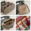 Vintage Women's Bag Tassel Ethnic Handwoven Crossbody for Lady Bag Hippie Sling Shoulder Bags for Ladies Handbag