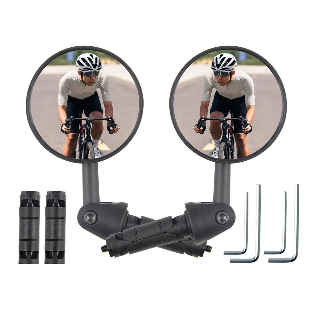 Opvouwbare Universele Bolle Achteruitkijkspiegel voor Mountainbikes en Racefietsen