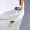 Toilet Seat Handle & Lid Lifter Multifunctional Folding Lifting Ring Adhesive Drawer Cabinet Ring Handle for Home ToiletHook