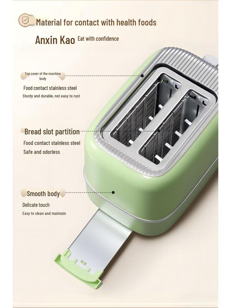Automatic Pop-up Toaster for Dorm and Home - Toasts Bread and Sandwiches