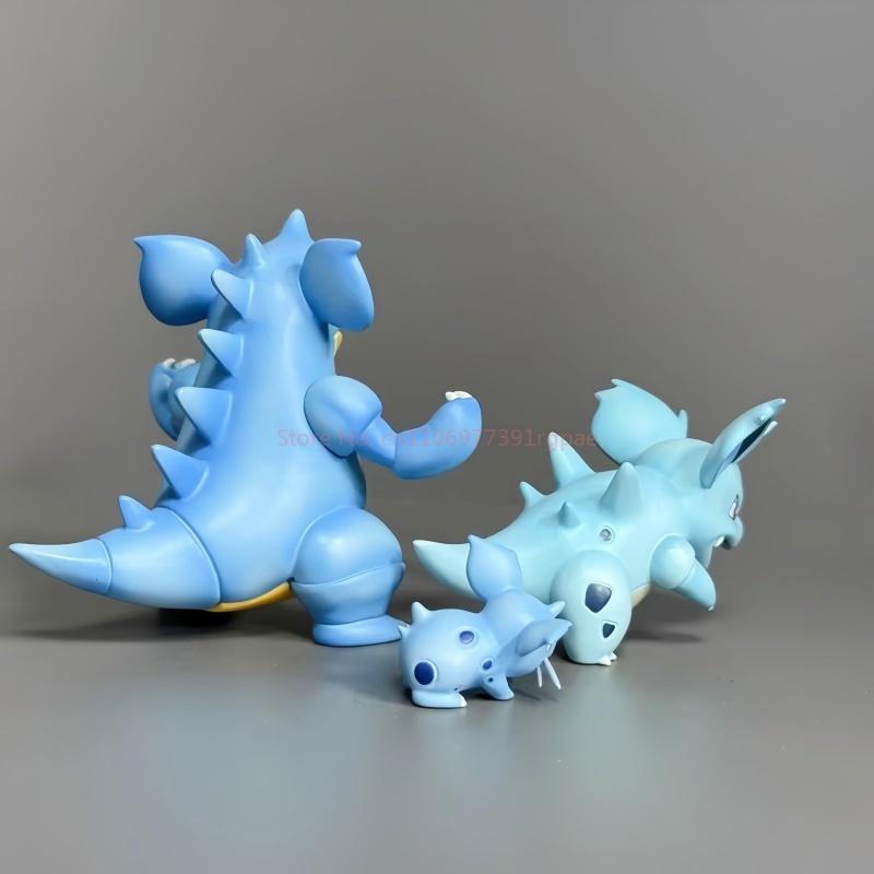 Bkm Nidoking Nidoqueen Cute Anime 1/20 Nidoking  Figure Pvc Statue Collection Room Decoration Model Custom  Birthday Gifts Toys