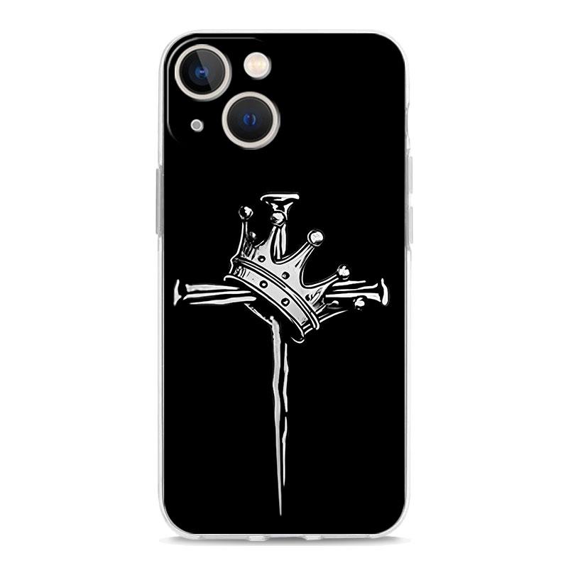 Phone Case For iPhone 17 Air Cases iPhone 16 15 12 13 14 Pro Max SE 7 8 Plus iPhone11 Clear Soft Cover Christian Bible Jesus