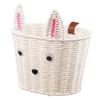 Boys Girls Bicycles Basket Adjustable Plastic Woven Tricycle Basket Bicycles Front Handlebar Basket Easy to Install