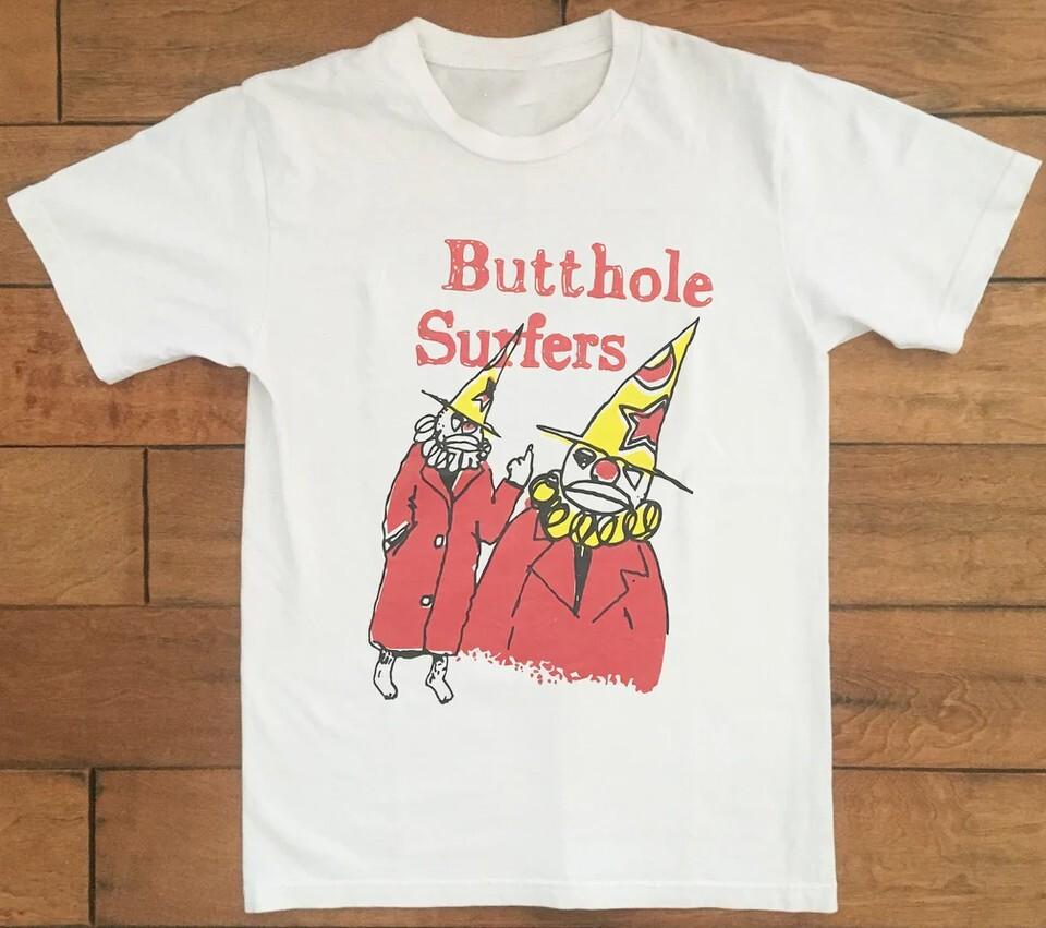 Vtg Butthole Surfers Band Tour Cotton White Full Size Men Women Shirt BL2 XXXL