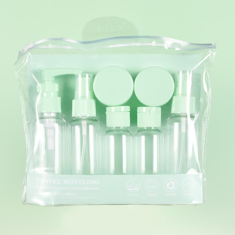 7pcs Makeup Travel Dispenser Portable Toiletry Kit Pressed Spray Tools Bottle