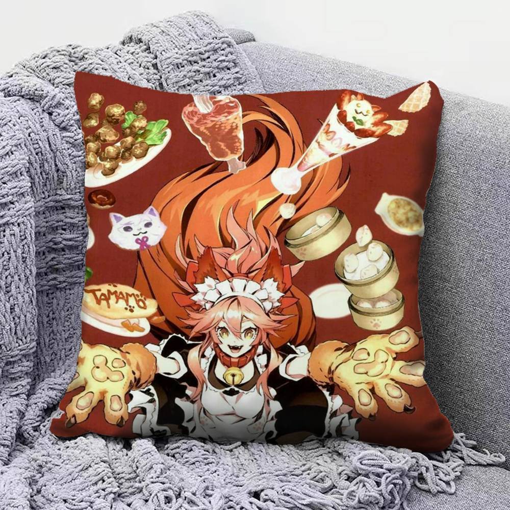 Tamamovitch Koyanskaya Tamamo No Mae Fate Pillow Covers Home Sofa Cushion Covers and Aecorative Custom