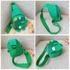 Desenhos animados dinossauro crossbody bolsas meninos meninas bonito crianças peito bolsas ombro mensageiro mochila de viagem para crianças