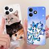 For Realme Note 80 4G Case RMX5388 Cute Cat Flowers Painted Cover Soft Silicone Case For Realme Note 80 Note80 Back Cover Fundas
