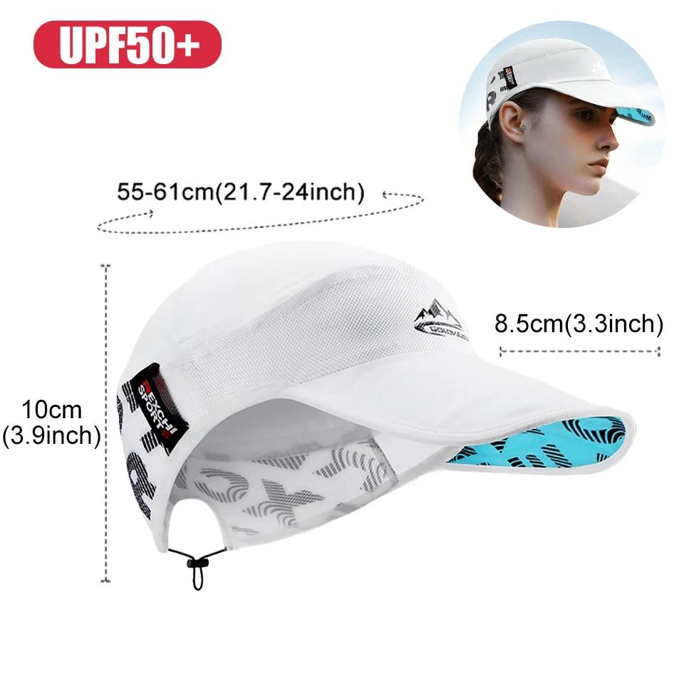 

Прочная и безопасная кепка Loogdeel для занятий спортом на открытом воздухе, бега, для женщин и мужчин, быстросохнущая, дышащая, головной убор-солнцезащита для велосипеда, кепка для велоспорта, альпинизма с защитой от УФ-излучения