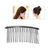 20-Tooth Black Hair Comb, Hair Accessories, Hair Comb Parts, 10-Piece Set, Wire Comb, DIY, Stray Hair Clips, Invisible Bang Comb, Hairpin Parts,
