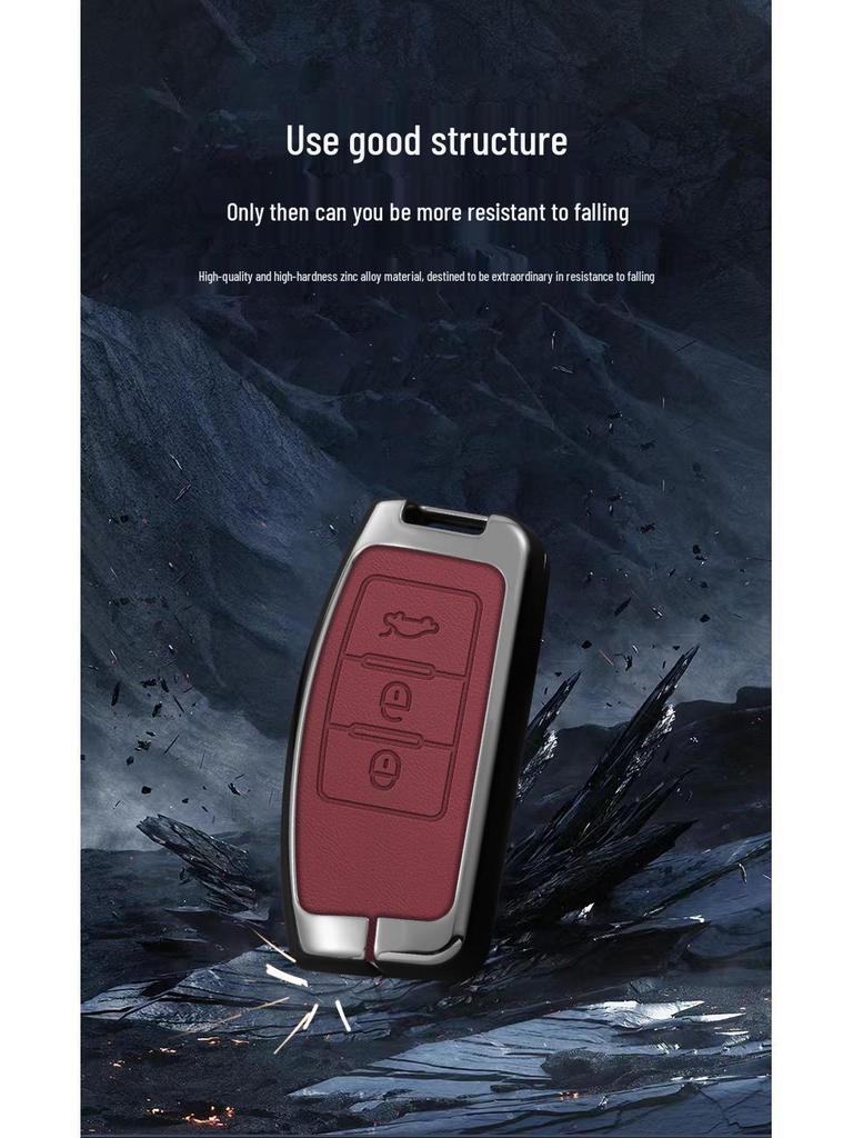 Jiangling Yuhu 7 & 9 Key Case for Fushun 23, Yusheng S350, and Yuhu 17 Car Accessories: Unisex Shell Cover.