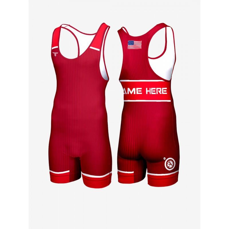 Wrestling Singlet Compression Athletic Suit Weightlifting Training Quick Dry Breathable Lightweight