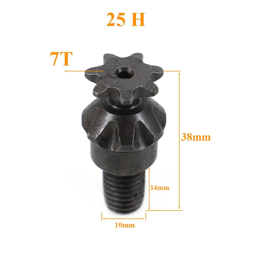 25H 7T Front Sprocket & 68T 26mm Rear Sprocket 136 Links Chain for 49cc Mini Pocket Bike 2 Stroke Mini moto Pocket Bike ATV Quad
