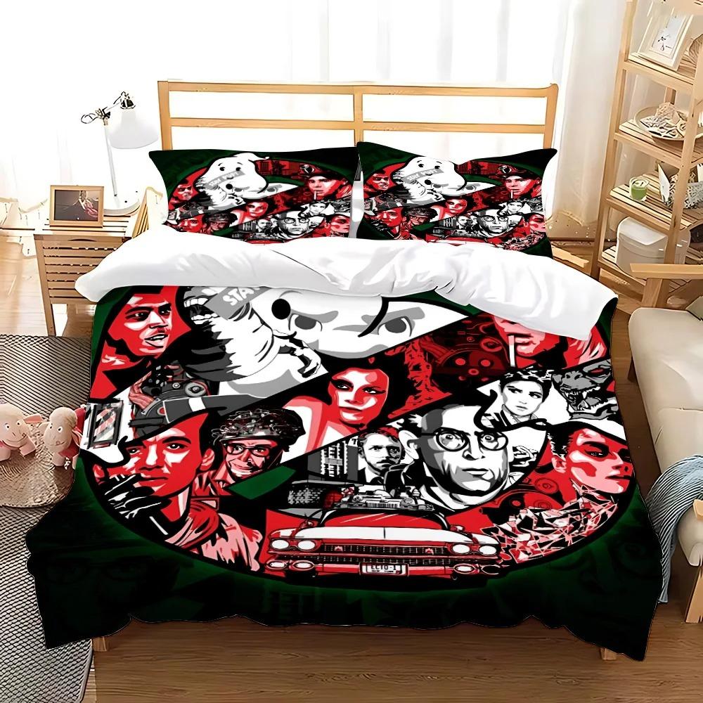 Cartoon G-Ghostbusters Duvet Cover Pillowcase Bedding Set Adult kids Bedroom Decoration Children Gift Single Double Large Size