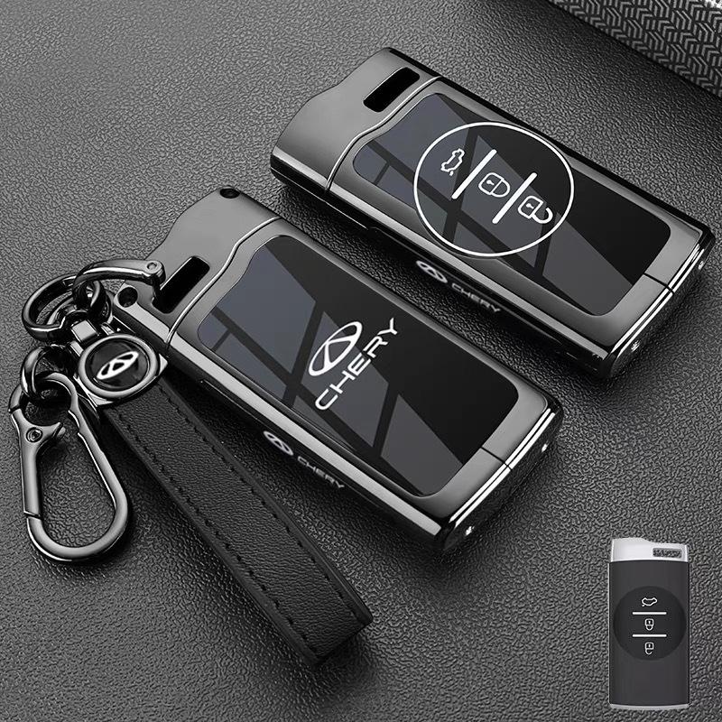 New Car Zinc Alloy TPU Key Case Cover Holder For Chery Jaecoo Tigo 7 8 Pro Max Omoda C5 Tigo7 8 PlusJ6 J7plus J8 Interior Shell