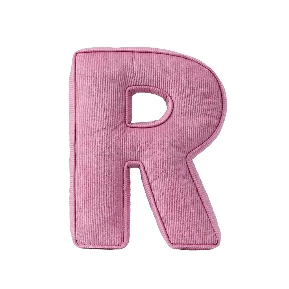 Alphabet 26 Lamb Fleece Letter Plush Toy Pillow Soft Nap Soothing Cushion For Toddlers Babies Nursery Photo Prop Birthday Gift