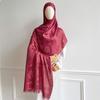 Luxury Paisley Pattern Women Hijab Gold Thread Jacquard Scarf Muslim Wraps Ramadan Islam Headscarf Shawl Turban Neckerchief