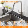 1440/1080° Swivel Faucet Extender Alloy Rotating Sink Extension Splash Proof Rotating Splash Filter Faucet Robotic Arm Aerator