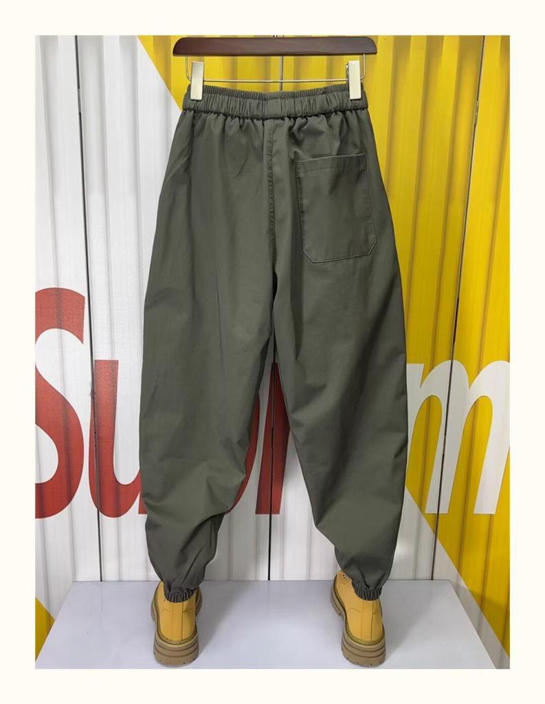 Men's Fashionable Stretch Workwear Pants - Trendy Casual Leggings for Spring and Autumn