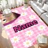 Custom Name Personalized Masha and The Bear Print Carpet, Versatile Home Decor Rug, for Playroom, Apartment, Balcony, Entryway, Hallway Gift