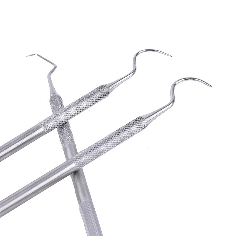 1Pc Stainless Steel Dental Instruments Mouth Probe Teeth Tooth Clean Hygiene