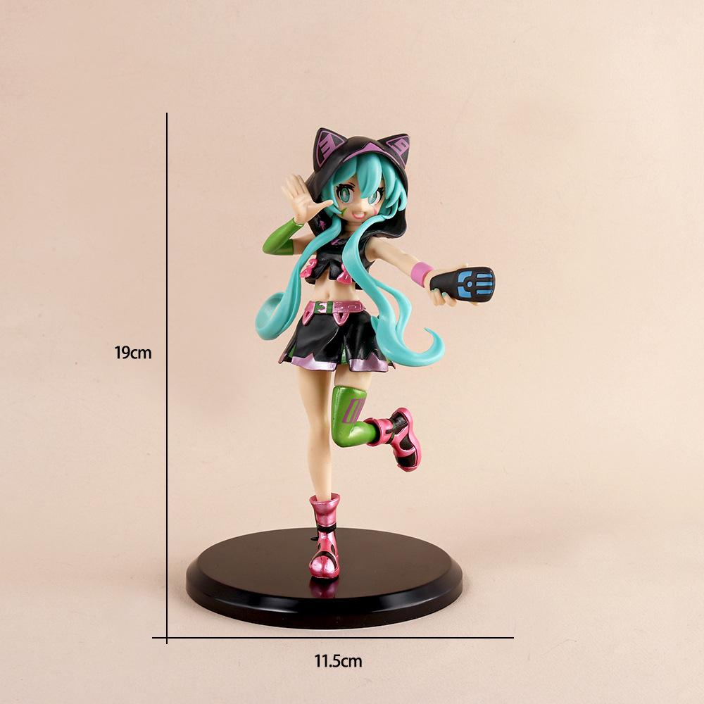 Anime Figure Wedding Dress Action Figures Kawaii Swimsuit Vocaloid PVC Collectible Model Playthings Girl Gift Idea
