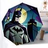 1pc Batman, Gotham City Automatic Open/Close Umbrella, Christmas Gift for Men Women, Daily Travel Outdoor Use Yy251101234