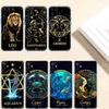 12 Constellation Card Transparent Phone Case for LG K22 K30 K40 K40S K41 K42 K50 K50S K51 K51S K52 K61 K62 K71 K92 Q61