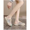 New Striped Women's Mueller Shoes with Breathable Mesh, Versatile Outdoor Casual Shoes, Soft Sole, Not Tiring for Feet