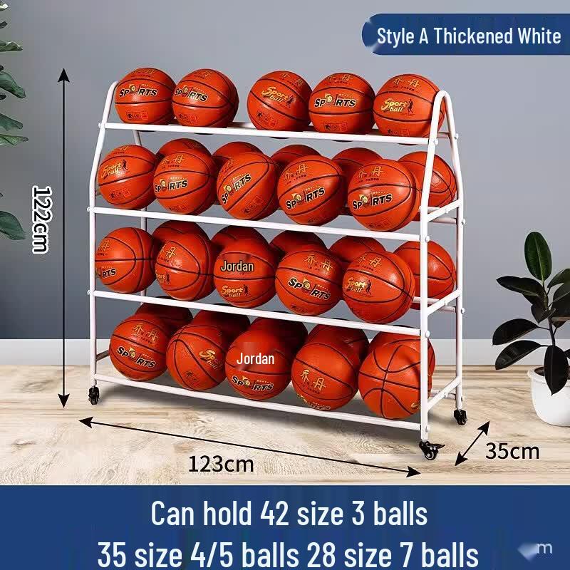 AILAITE Portable Sports Ball Storage Rack