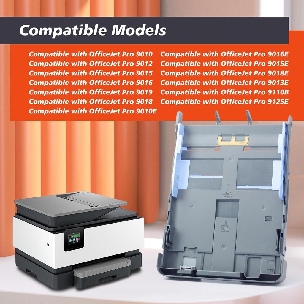 Paper Output Input Delivery Tray Compatible with HP OfficeJet Pro 9010 9012 9015 9016 9019 9018 9010E 9016E 9015E 9018E 9013E 9110B 9125E Printer