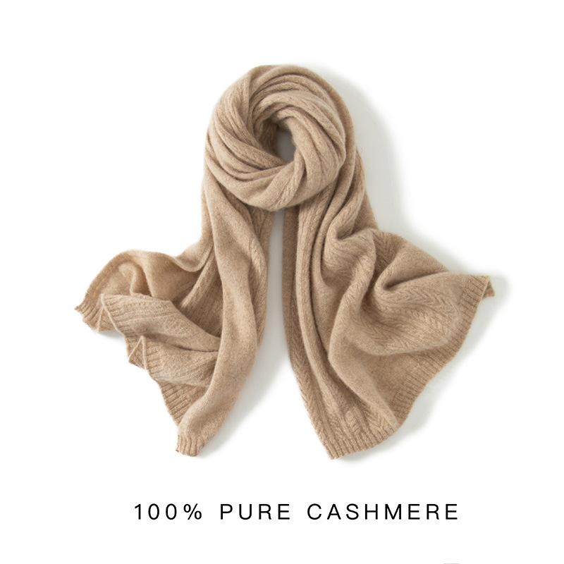 Women's 100% Pure Cashmere Scarf - Warm, Thickened, New Autumn/Winter Style