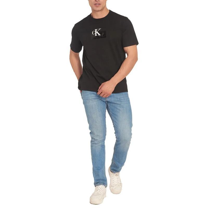 Calvin Klein T-Shirts Men's Crew Neck Moderate Straight Fit 4R8009S-110/001