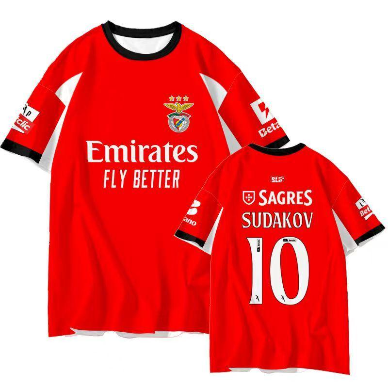 

Benfica Home & Away Jersey: #10 Di Maria, #14 Pavlidis - Fan Version Football Kit S