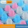 Silicone Sleeve Universal Faucet Sealing Set with Adhesive Pad and Thread Gasket