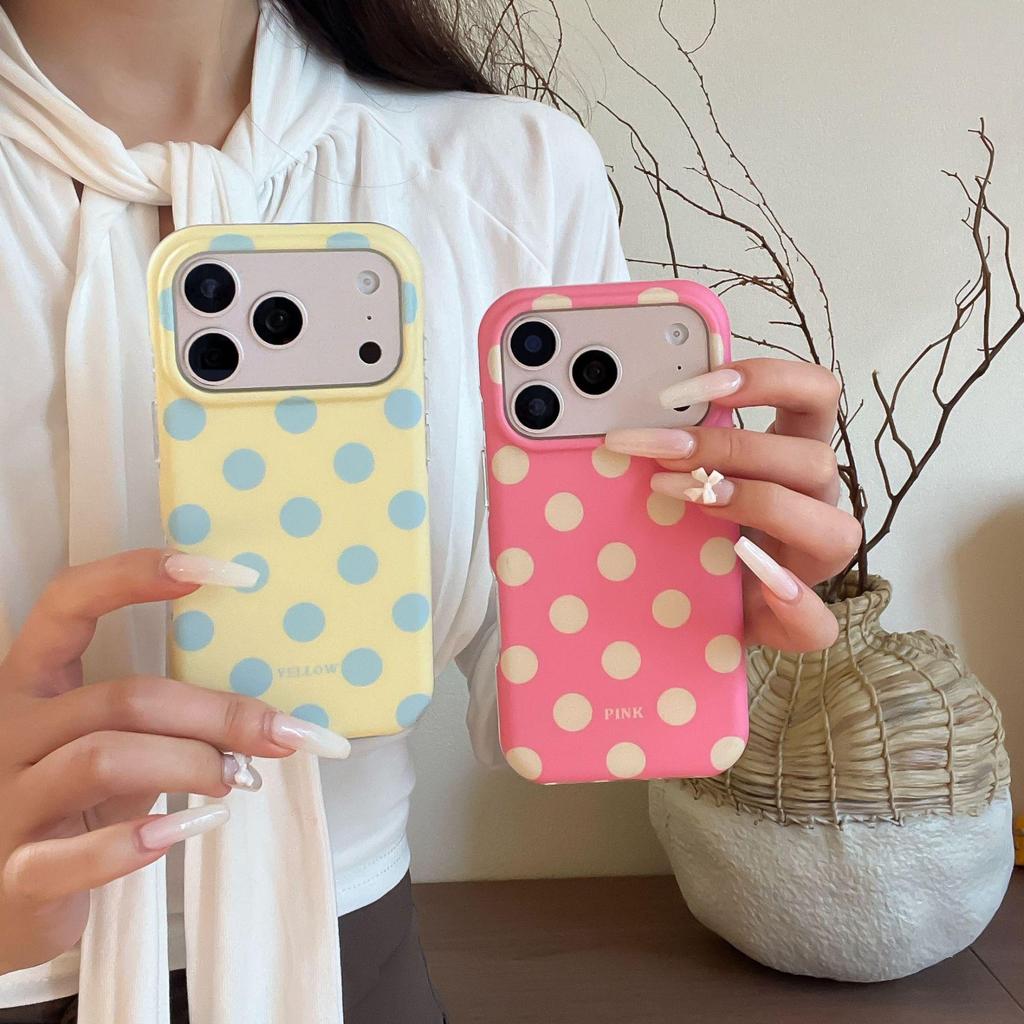 Polyamine Polka Dot iPhone 17 Pro Max Drop-Proof Case