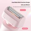 Double Heads Trimmer Women Electric Shaver USB Rechargeable Waterproof Face Body Bikini Area Arm Leg Hair Epilator Razor