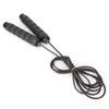 Speed Jumping Rope Anti Skid Handle Adjustable Length Thickened Fitness Jump Rope Black