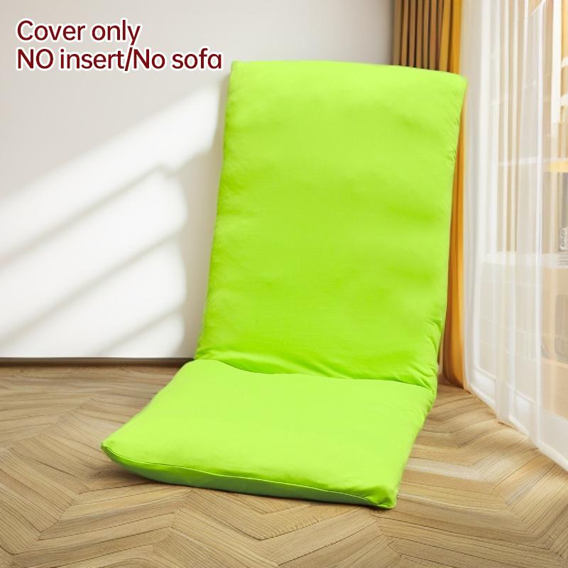 Folding Tatami Seat Cover Single Floor Bed Sofa Slipcover Household Foldable Relax Lounge Recliner Slipcover (Only Cover )
