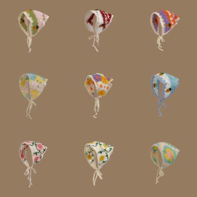 Headwear Pastoral Style Beach Vacation Hair Accessories Travel Photo Hair Scarf Sweet Fashion Triangle Headband Cute Handmade