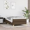 3144146 vidaXL Divan Bed with Mattress Dark Brown 90x200 Cm